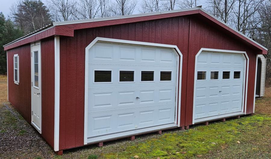 24x24 2 car garage | Rocky Mountain Sheds